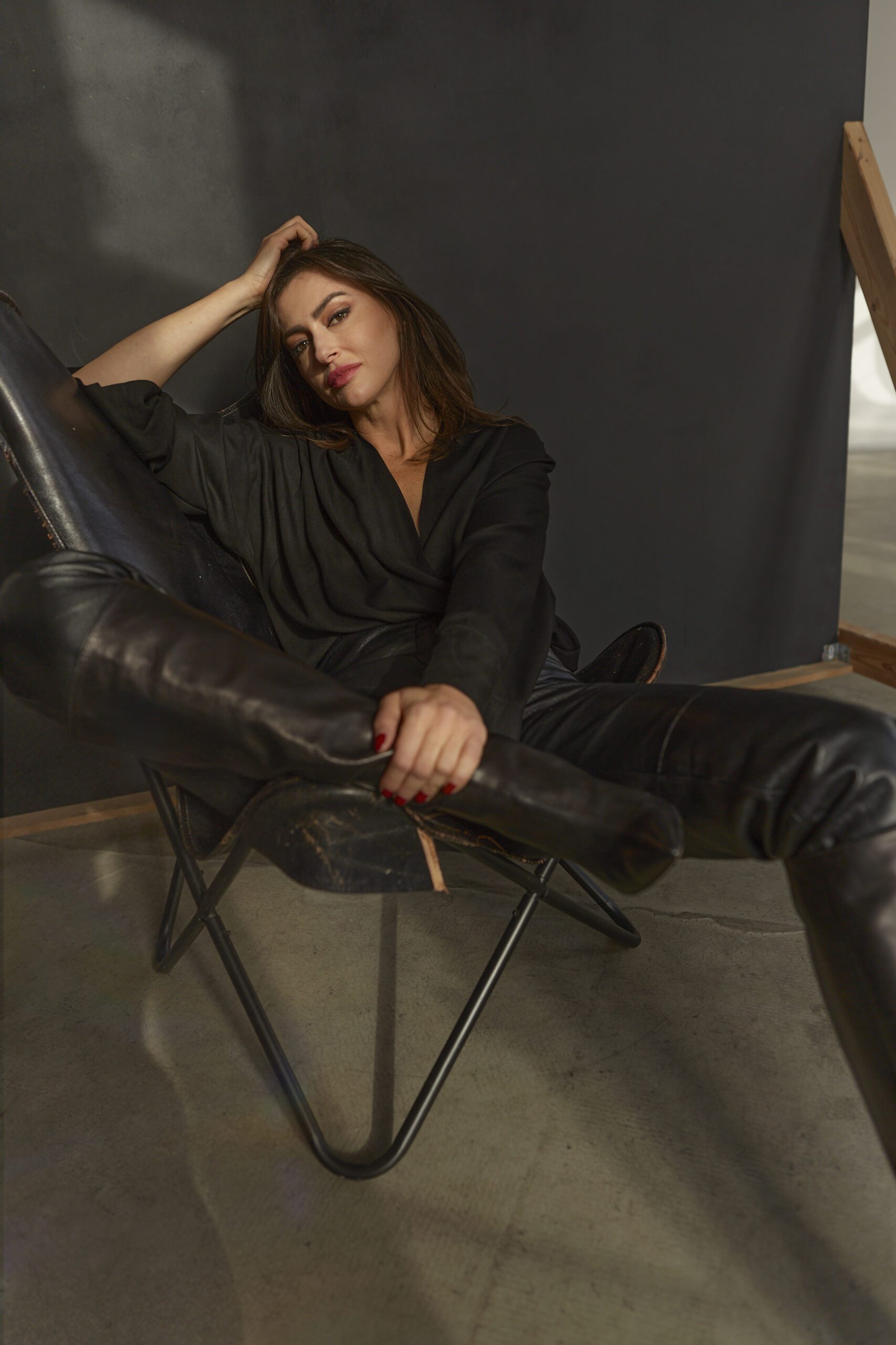 kimonowa koszula ERI Nero - obrazek 5