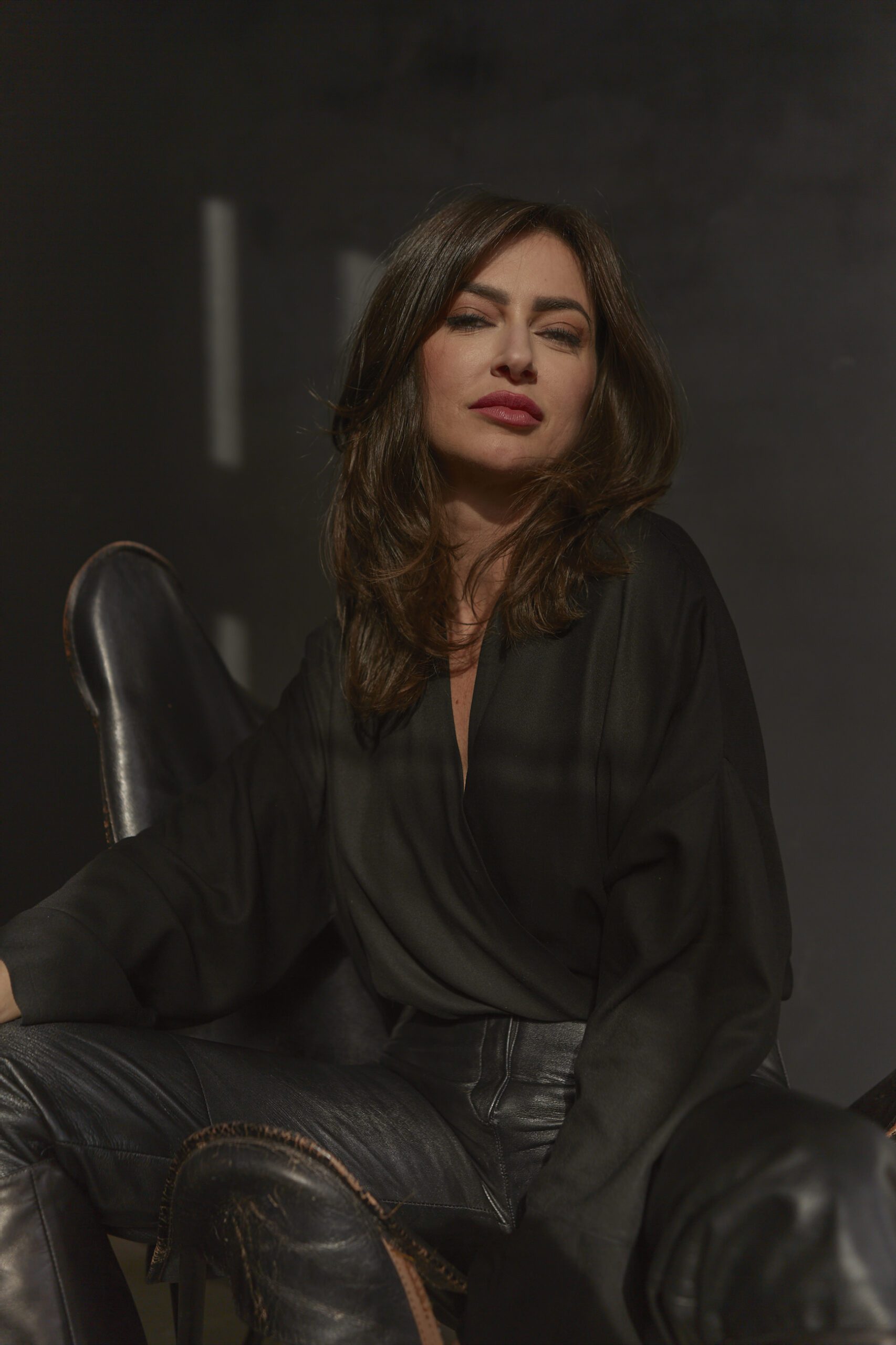 kimonowa koszula ERI Nero - obrazek 4