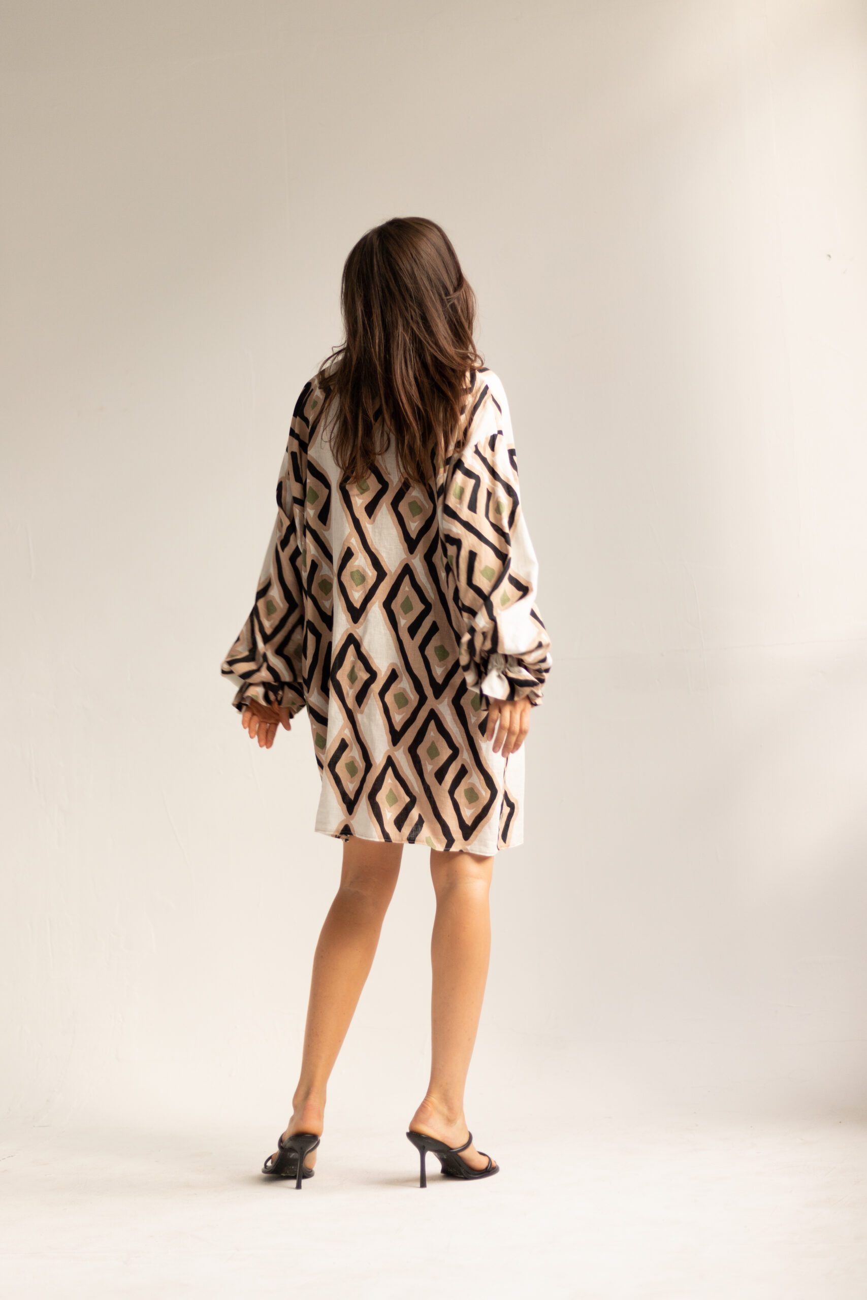 MAIKO Quadro linen dress - Image 5