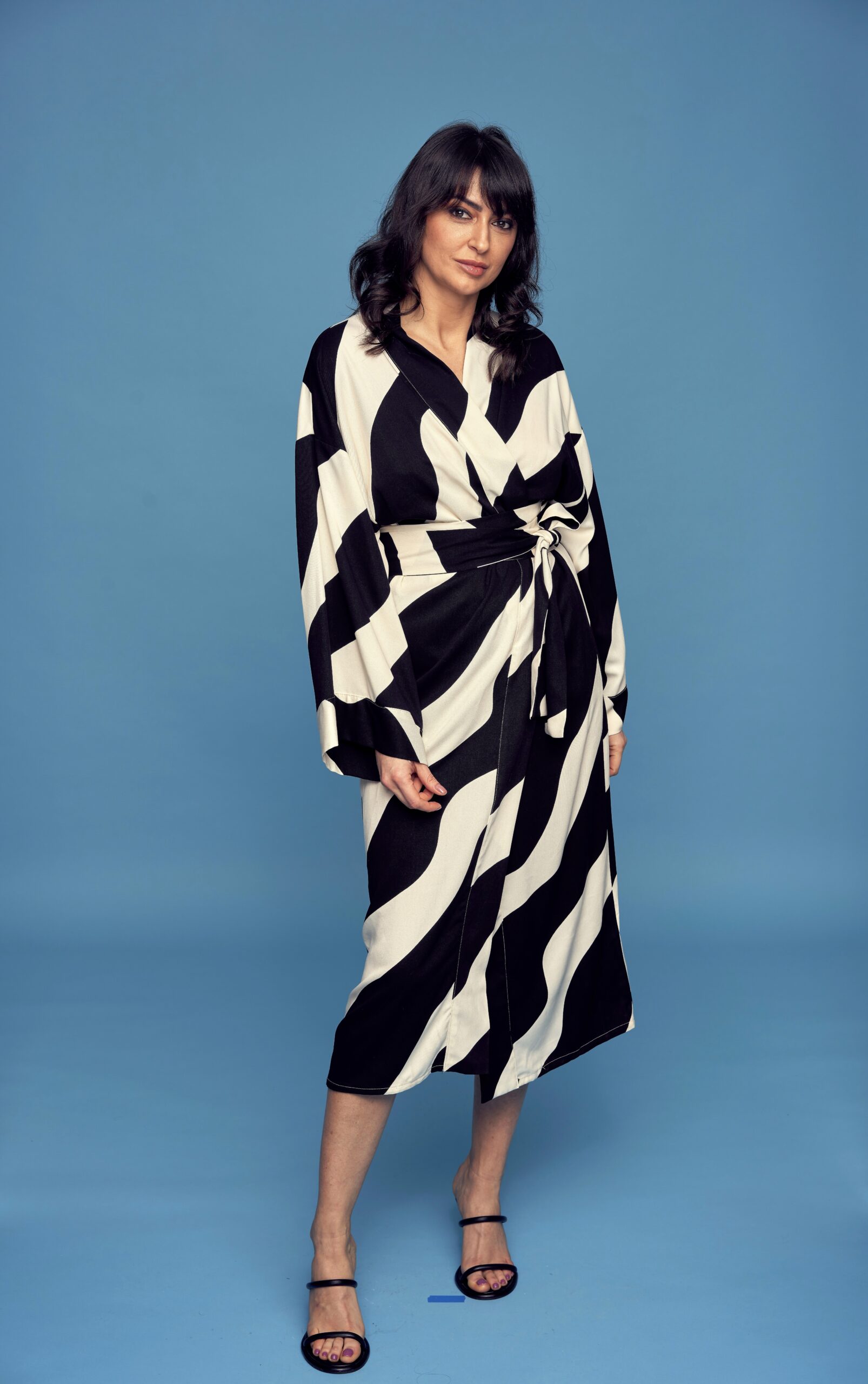 SAORI Black Waves kimono - Image 6